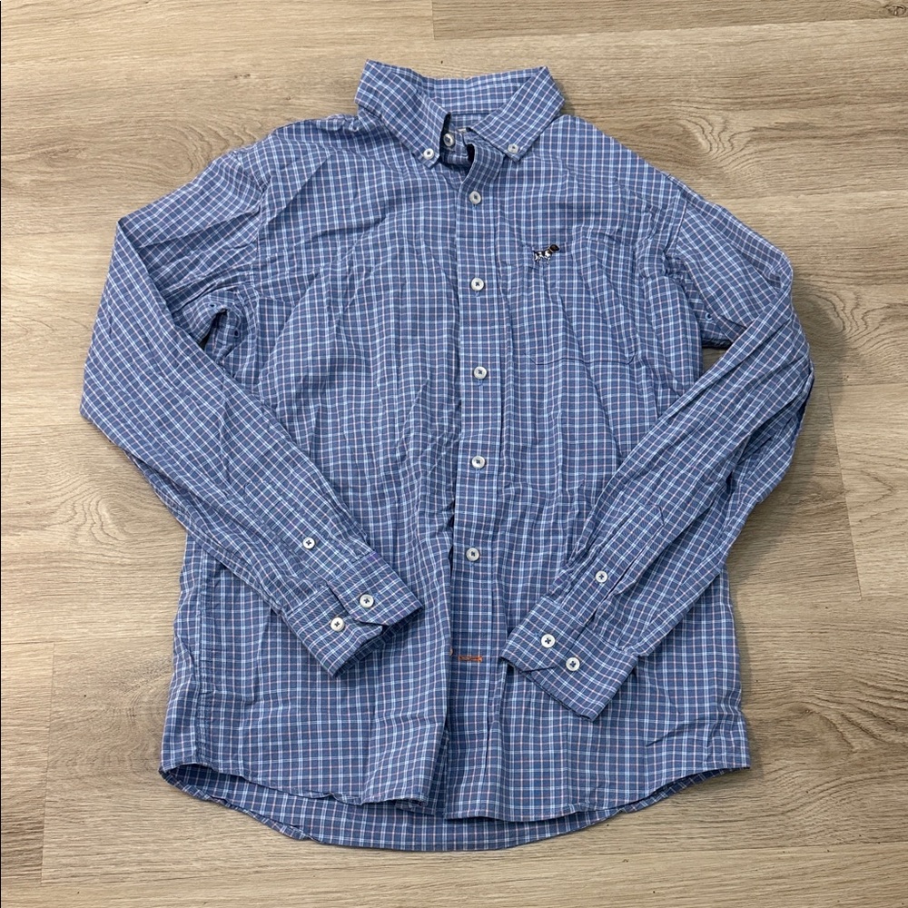 Blue Checkered boys Shirt